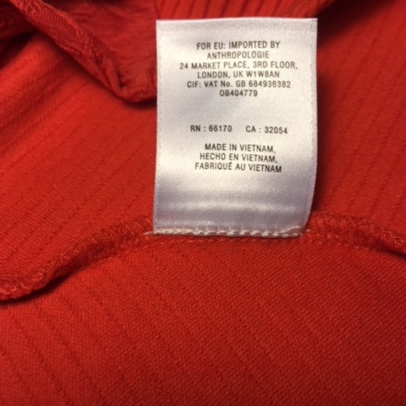 Anthro Deletta Cross Shoulder Tank Top/Shirt Med - Picture 5 of 7